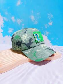 小男童恐龍裝飾棒球帽