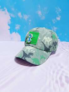 小男童恐龍裝飾棒球帽