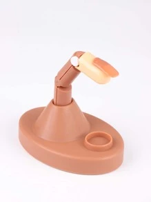 FULL BEAUTY Dụng Cụ Làm Móng Mẫu Dụng Cụ Có Đế & 100 Chiếc Móng Tay Giả Huấn Luyện Tay Thợ Làm Móng Tay Người Mới Bắt Đầu Thao Tác Làm Móng Tay Thực Hành Bộ Dụng Cụ Làm Móng - Hồng - Xem 4