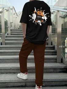 Manfinity Hypemode Bộ hai mảnh Nam Dây kéo Hoạt hình Giải trí - Nhiều màu - Xem 2