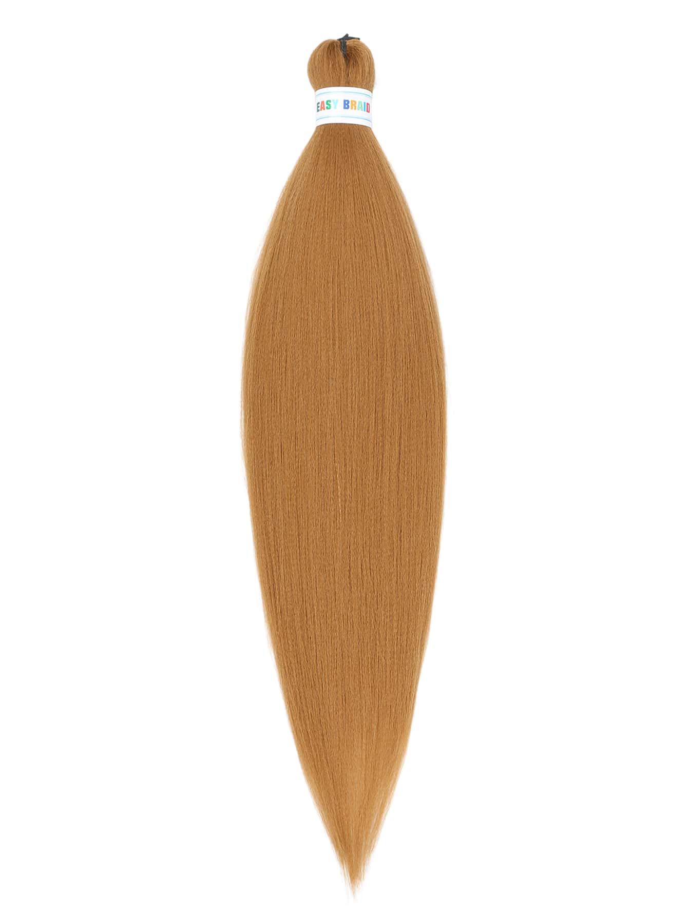 Medium Straight Synthetic Hair Extension - Brown - View 1