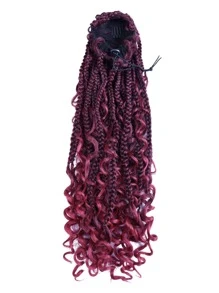 Phần mở rộng tóc tổng hợp bện kiểu đuôi ngựa trung bình - Nhiều màu - Xem 2