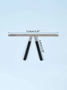 金属尺测量永久化妆纹身三角平衡眉尺 纹绣工具 微针纹绣笔 - 彩色 - 查看 6
