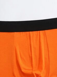 男士5入組標語圖案平角內褲