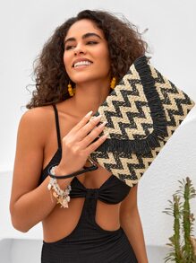 SHEIN VCAY 少女手編零錢包 - 彩色 - 查看 2