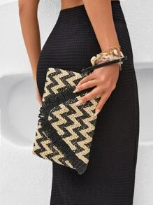 SHEIN VCAY 少女手編零錢包 - 彩色 - 查看 3