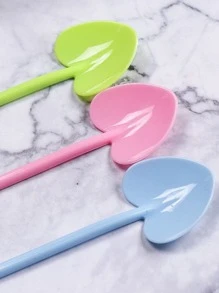 5入組心形隨機色湯匙 - 彩色 - 查看 3