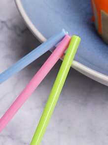 5入組心形隨機色湯匙 - 彩色 - 查看 4