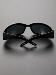 Men Wrap Around Fashion Glasses For Summer Beach Vacation,Outdoor,Travel - Grey - View 4