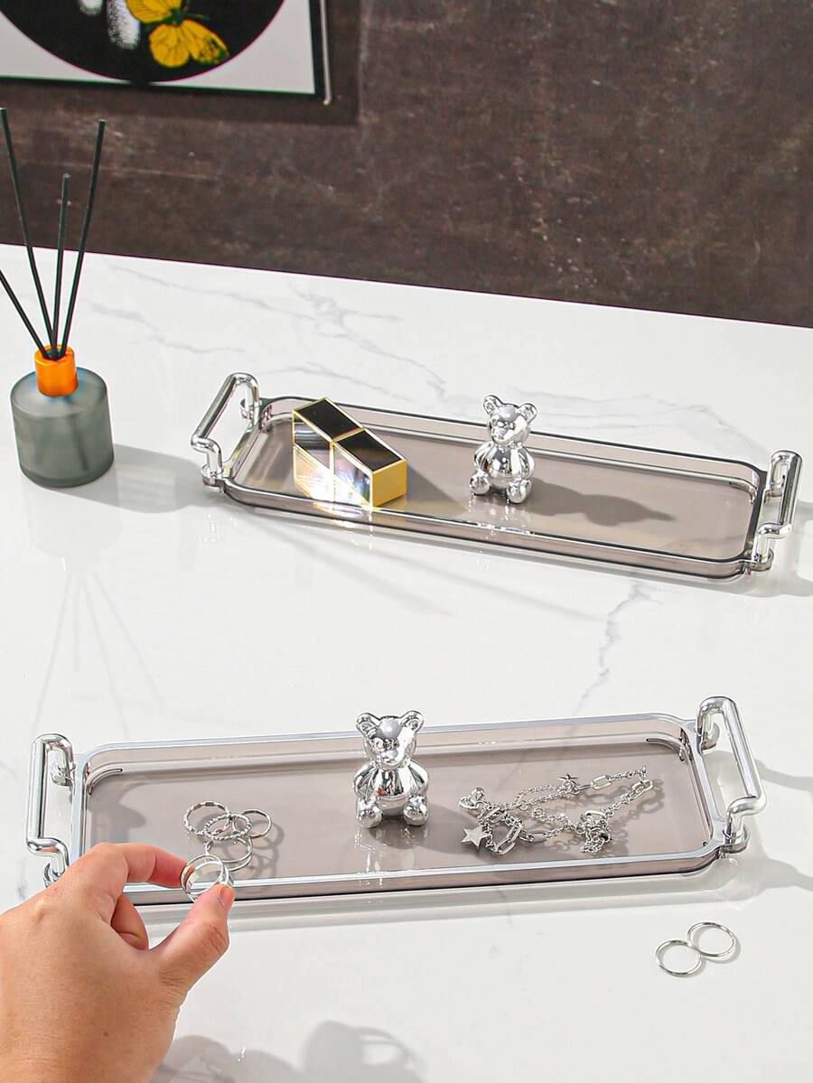 1pc Cartoon Bear Decor Jewelry Tray - Multicolor - View 1