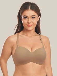 WINGSLOVE Plus Undercover Curves Multi-Way Strapless Bra - Camel - View 3