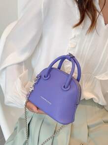 Mini Letter Detail Dome Bag