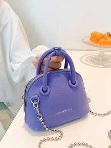 Mini Letter Detail Dome Bag