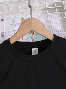 Girls Dobby Mesh Flounce Sleeve Top & Skort - Multicolor - View 8