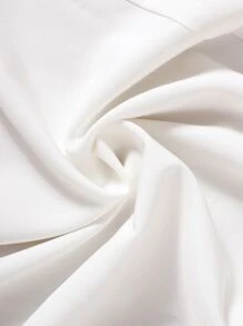 Toddler Girls Contrast Mesh Flounce Sleeve Ruffle Hem Dress - White - View 3