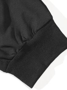 Manfinity Homme Men Letter Graphic Tee & Joggers - Multicolor - View 6