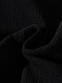 Girls Letter Graphic Sweatshirt & Joggers - Black - View 6