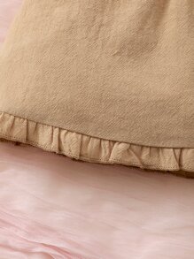 Baby Ruffle Trim Halter Top & Paper Bag Waist Shorts - Multicolor - View 6