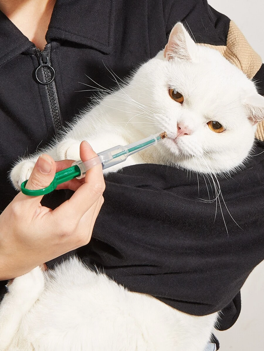 1pc Random Pet Medicine Feeder For Dog & Cat, Pet Piller Gun Dog Pill Shooter - Multicolor - View 1