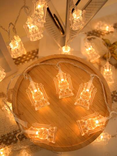 1 stuk 10/20/30 lampjes 2/3/4,5m olielamp slaapkamerdecoratie verjaardagsfeest sfeerverlichting binnen bruiloft feest vakantiedecoratie cadeau klein cadeau kleurrijke knipperende lichtslinger op batterijen Ramadan festivalverlichting