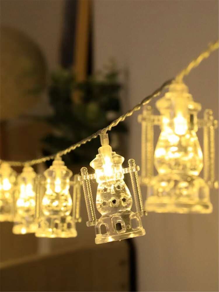 1pc 10/20/30 Lights 2/3/4.5m Oil Lamp Bedroom Decor Birthday Party Indoor Atmosphere LED Lights Wedding Party Holiday Decoration Gift Small Gift Colorful Flashing String Lights Battery Powered String Lights Festival Lights