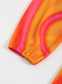 Tie Dye Kimono - Multicolor - View 7