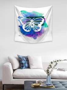 Alice Tapiz con estampado de estrella & de mariposa - Multicolor - Ver 2