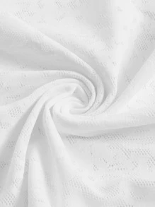 Twist Backless Sports Tee - White - View 6