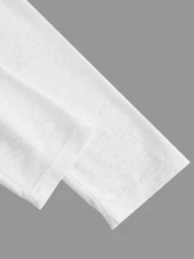 Twist Backless Sports Tee - White - View 9