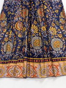 Floral Print Kimono - Multicolor - View 5