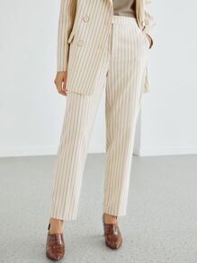 MOTF PREMIUM PINSTRIPE VISCOSE-BLEND SUIT TROUSERS - Multicolor - View 2