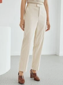 MOTF PREMIUM PINSTRIPE VISCOSE-BLEND SUIT TROUSERS - Multicolor - View 5