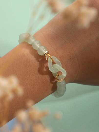 Stone Beaded Bracelet