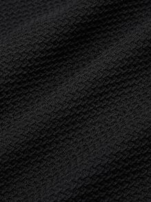 SHEIN LUNE Plus Contrast Sequin Drawstring Hooded Sweatshirt Dress