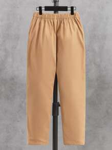 SHEIN Boys Bow Front Shirt & Trousers - Multicolor - View 5