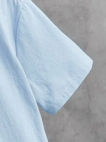 SHEIN Boys Bow Front Shirt & Trousers - Multicolor - View 7