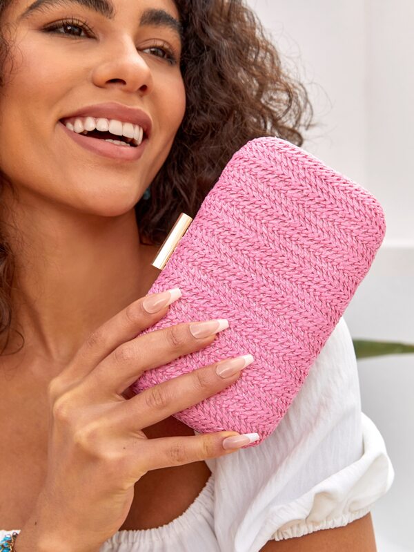 SHEIN VCAY Minimalist Straw Bag SHEIN USA