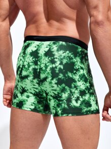 Manfinity KASUA 男士紮染腰部抽繩泳褲