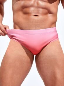 Manfinity Hombres Calzoncillo de natación de ombré - Rosa - Ver 1