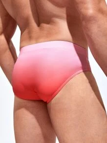Manfinity Hombres Calzoncillo de natación de ombré - Rosa - Ver 2