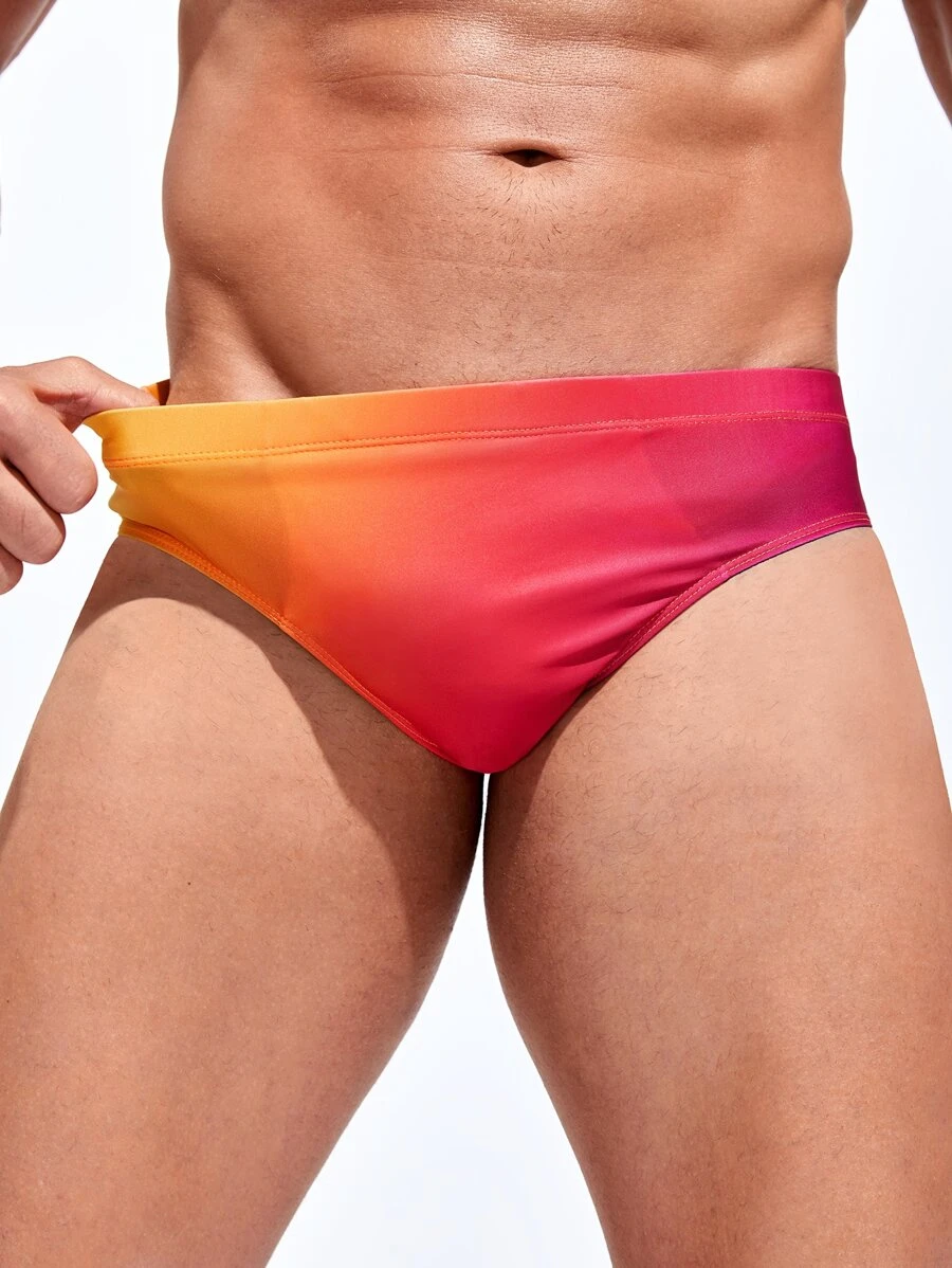 Manfinity KASUA Bóxer de baño para hombre con degradado de color, para verano - Multicolor - Ver 1