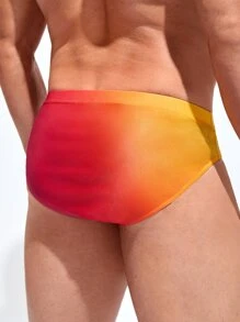 Manfinity KASUA Bóxer de baño para hombre con degradado de color, para verano - Multicolor - Ver 2