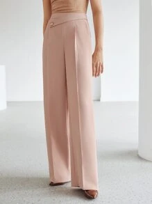 MOTF PREMIUM ASYMMETRICAL WAIST SUIT PANTS