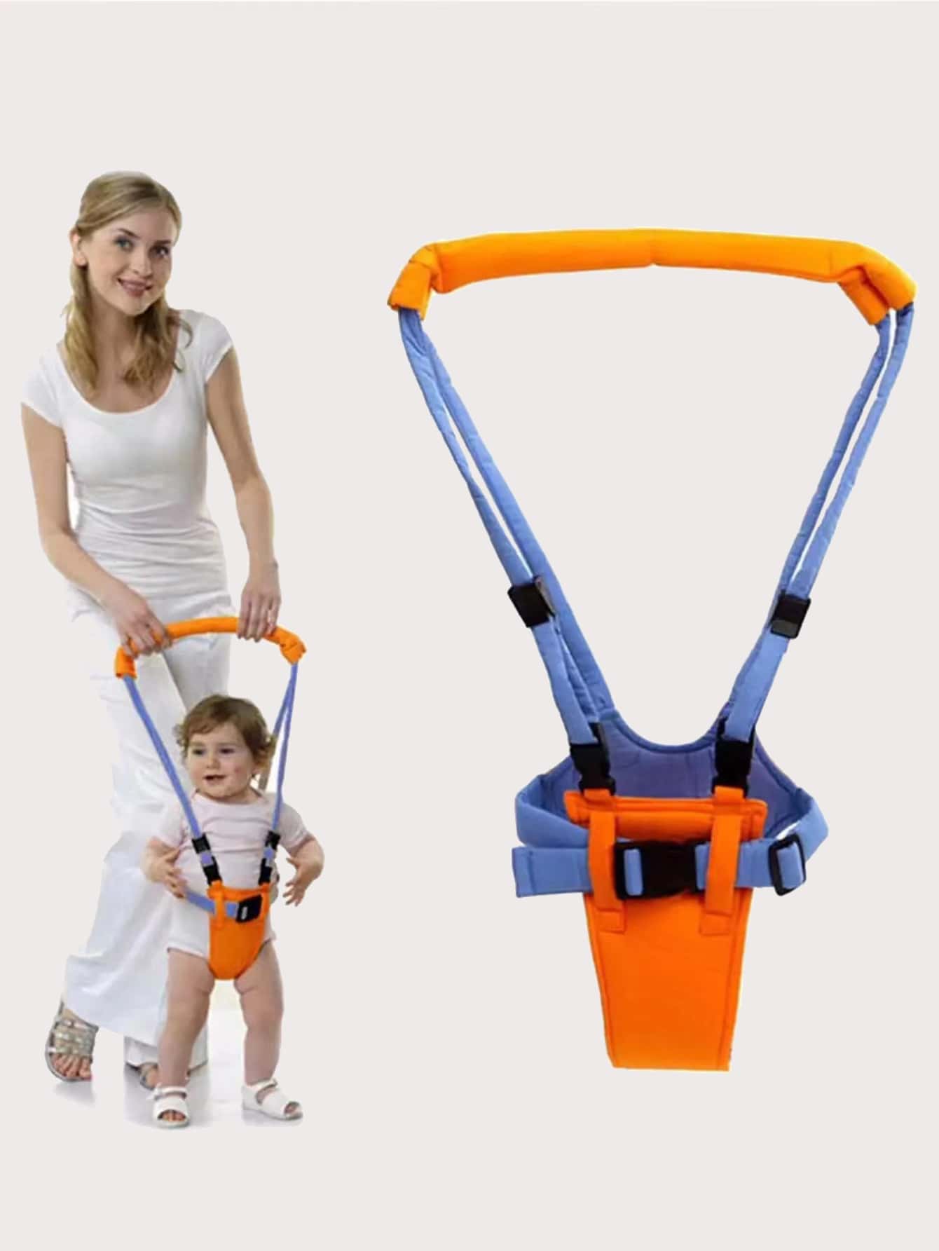 1pc Adjustable Baby Walking Harness - Multicolor - View 1