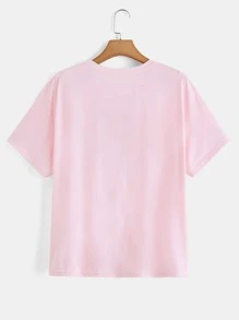 Flirla Plus Butterfly & Floral Print Tee