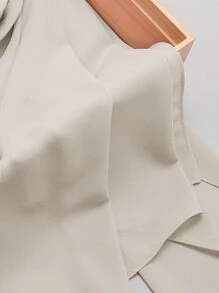 1pc Beige Solid Color Chiffon Scarf Breathable Simple Casual Shawl Hijab Windproof Sunscreen Head Wrap for women women abaya accessories