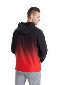 Manfinity Sport Corelite Men Ombre Hooded Sports Jacket - Multicolor - View 2