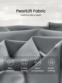 GLOWMODE Pearllift寬腿表演連身褲 - 灰色 - 查看 5