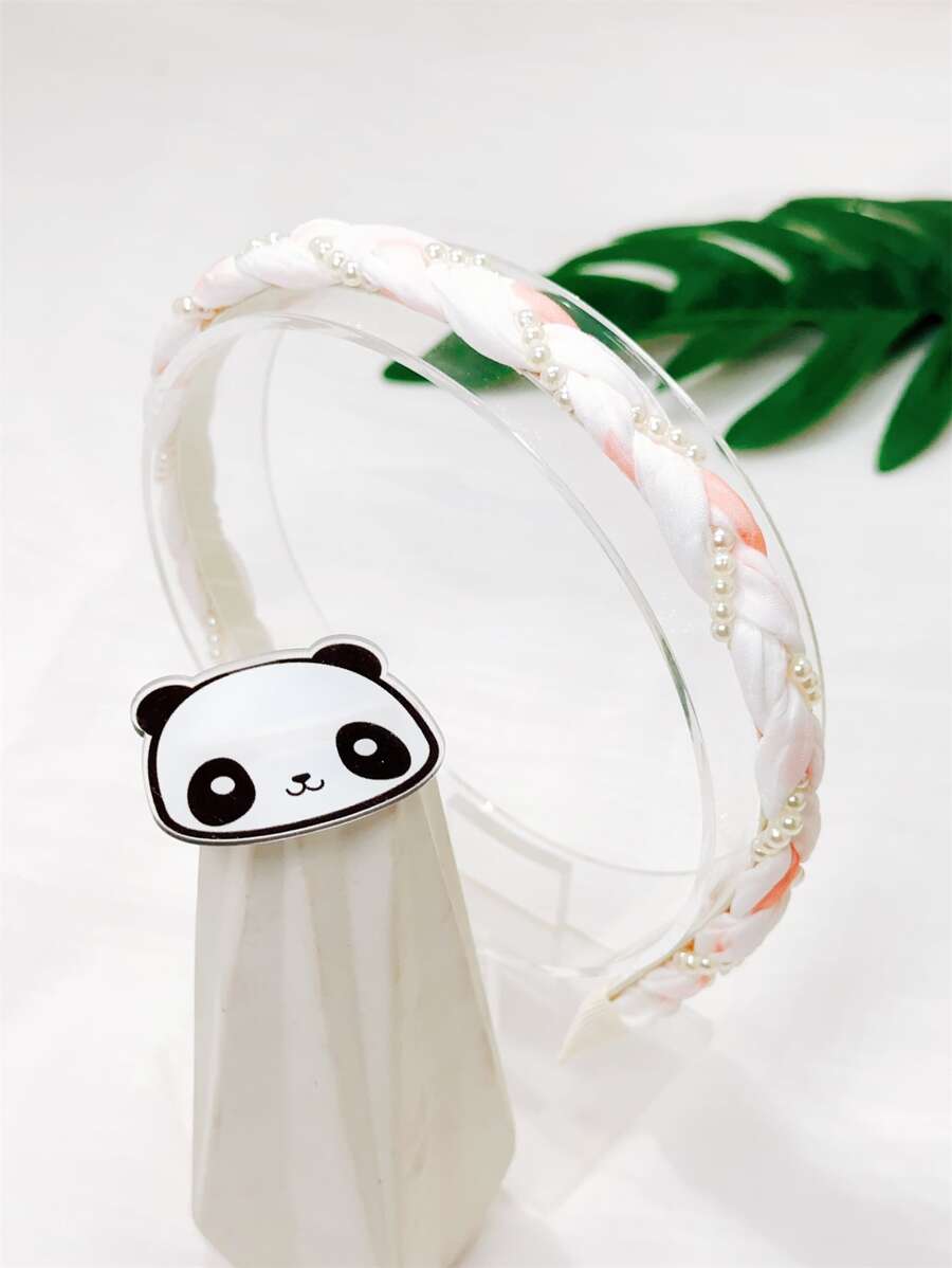 Băng Đô Trang Trí Ngọc Trai Giả & Kẹp Tóc - trái cam - Xem 1