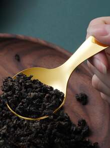 1 pieza Cuchara de té de acero inoxidable - Dorado - Ver 5